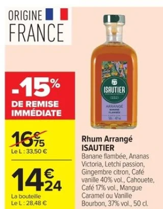 Rhum Arrangé ISAUTIER