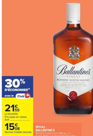 Whisky BALLANTINE'S Blended Scotch Finest