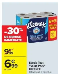Essuie-Tout "Value Pack" KLEENEX Ultra-Clean