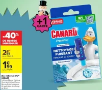 Bloc nettoyant WC CANARD Fresh Disc