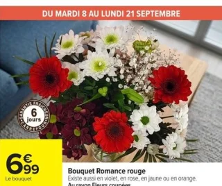 Bouquet Romance rouge