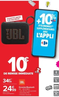 JBL Enceinte Bluetooth JBLGO4BLK