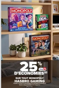Jeux de société Monopoly Hasbro Gaming