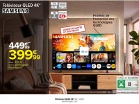 Téléviseur QLED 4K SAMSUNG 55Q6F