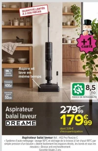 Aspirateur balai laveur DREAME