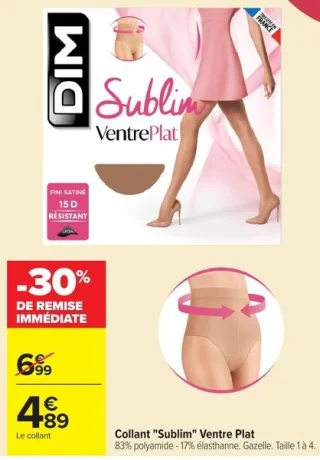 Collant Sublim Ventre Plat DIM