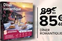 Coffret Cadeau Smartbox Dîner Romantique
