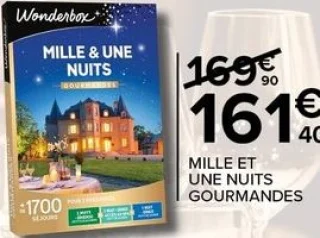 Coffret Cadeau Wonderbox Mille et une nuits gourmandes