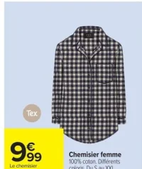 Chemisier femme Tex