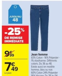 Jean femme