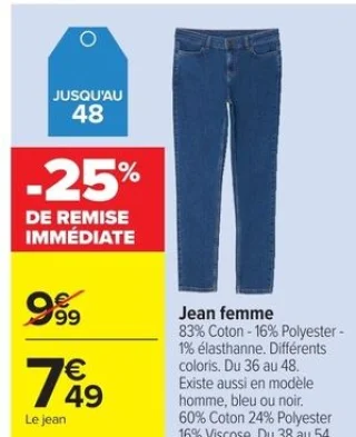 Jean femme