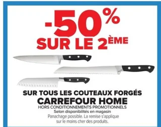 Carrefour HOME Couteaux Forgés