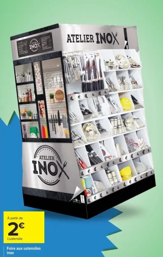 Foire aux ustensiles inox Atelier Inox