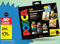 14 marqueurs de peinture Posca