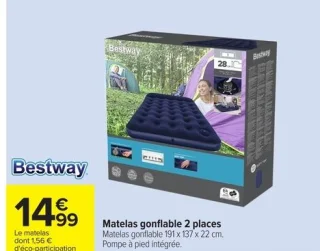 Matelas gonflable 2 places Bestway