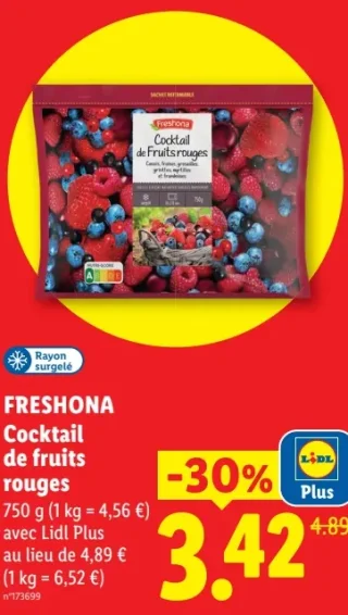 FRESHONA Cocktail de fruits rouges