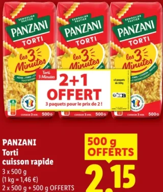 PANZANI Torti cuisson rapide
