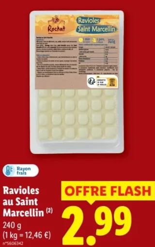 Rochat Ravioles au Saint Marcellin