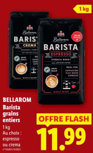 Bellarom Barista grains entiers