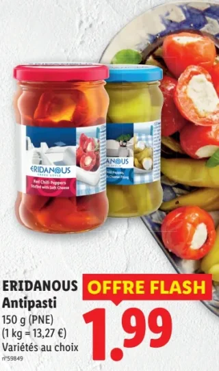 Antipasti Eridanous