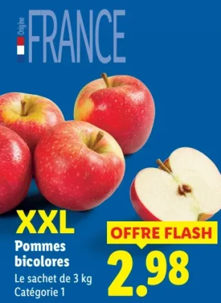 Pommes bicolores XXL