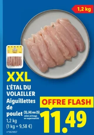 Aiguillettes de poulet L'étal du volailler