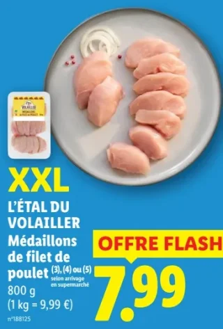 Médaillons de filet de poulet L'étal du volailler
