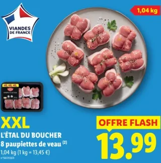 8 paupiettes de veau L'étal du boucher