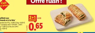 Feuilleté aux épinards et à la féta