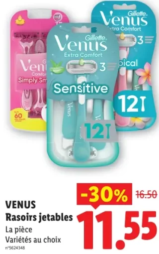 VENUS Rasoirs jetables