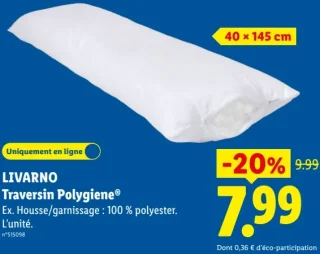LIVARNO Traversin Polygiene®