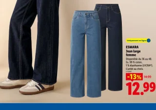 ESMARA Jean large femme