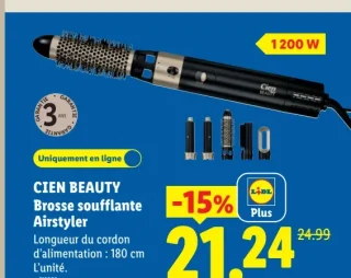 CIEN BEAUTY Brosse soufflante Airstyler