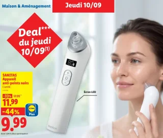 SANITAS Appareil anti-points noirs