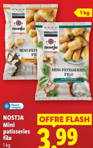 NOSTJA Mini patisseries filo