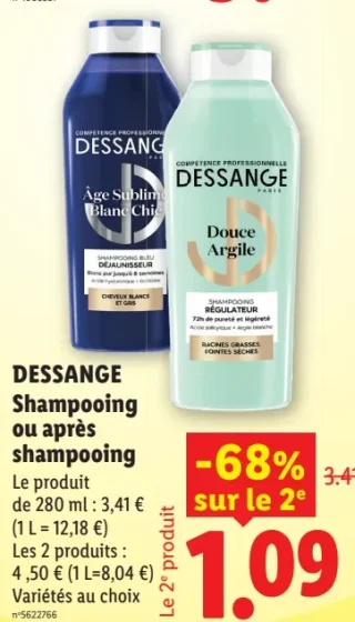 DESSANGE Shampooing ou après shampooing