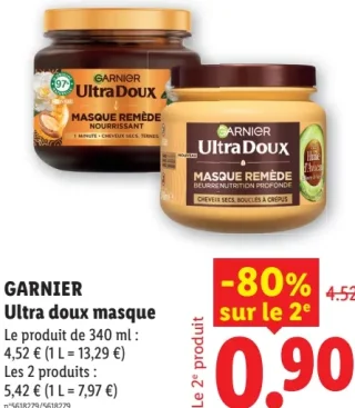 Garnier Ultra doux masque