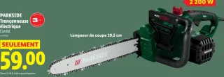 Tronçonneuse électrique Parkside