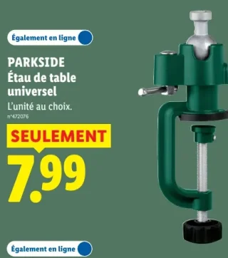 PARKSIDE Étau de table universel