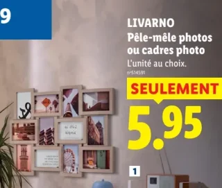 LIVARNO Pêle-mêle photos ou cadres photo