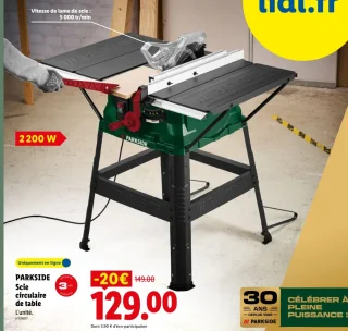 PARKSIDE Scie circulaire de table