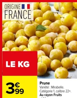 Prune Mirabelle