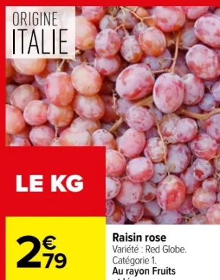 Raisin rose