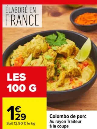 Colombo de porc