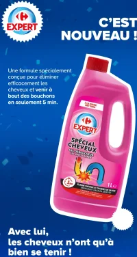 Carrefour Expert Spécial Cheveux Gel Déboucheur