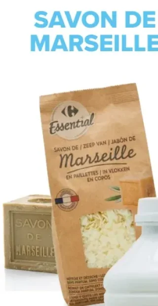 Savon de Marseille en paillettes Carrefour Essential