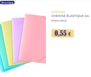 CHEMISE ÉLASTIQUE A4