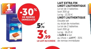 LINDT L'AUTHENTIQUE