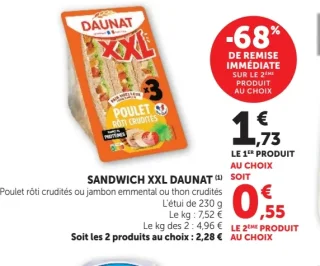 Sandwich XXL Daunat