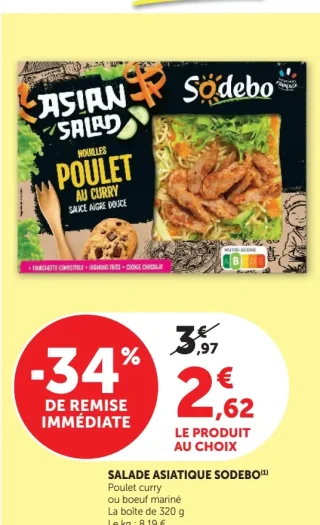 Salade Asiatique Sodebo